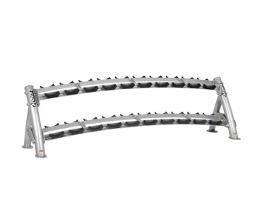 Подставка для гантелей на 10 пар HOIST Horizontal Dumbbell Rack 2-Tier CF-3461-2